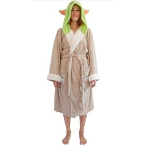 New w/Tags! The Mandalorian The Child Bathrobe for Women | One Size Fits Most